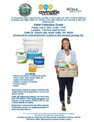 Paint Collection Flyer